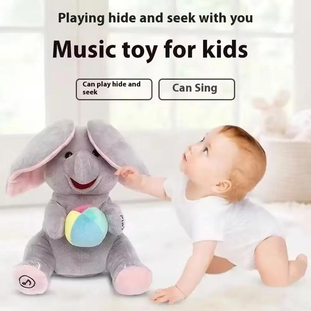 Peek-A-Boo-Elephant - Interactive Plush Toy