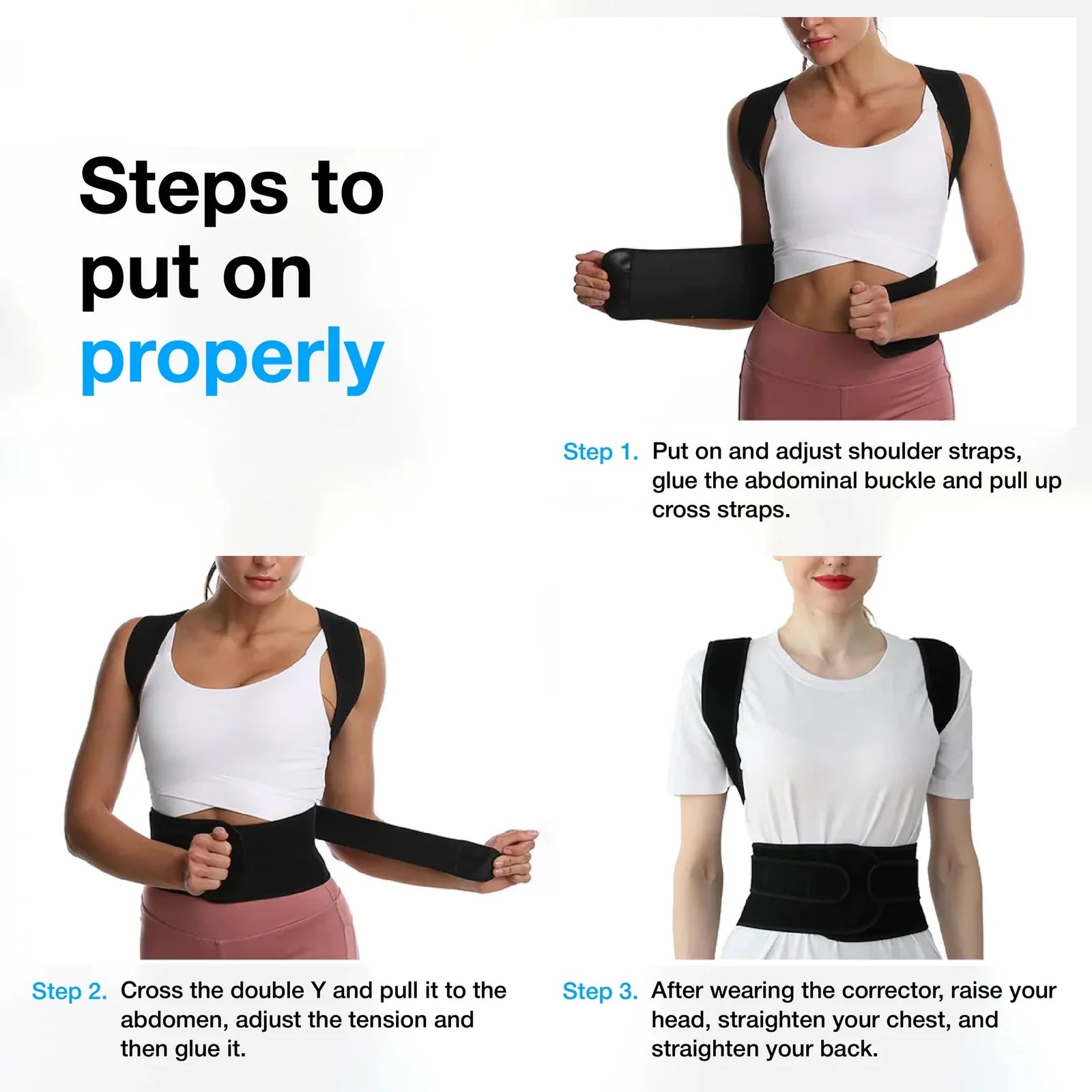 Posture Corrector Back Support Brace