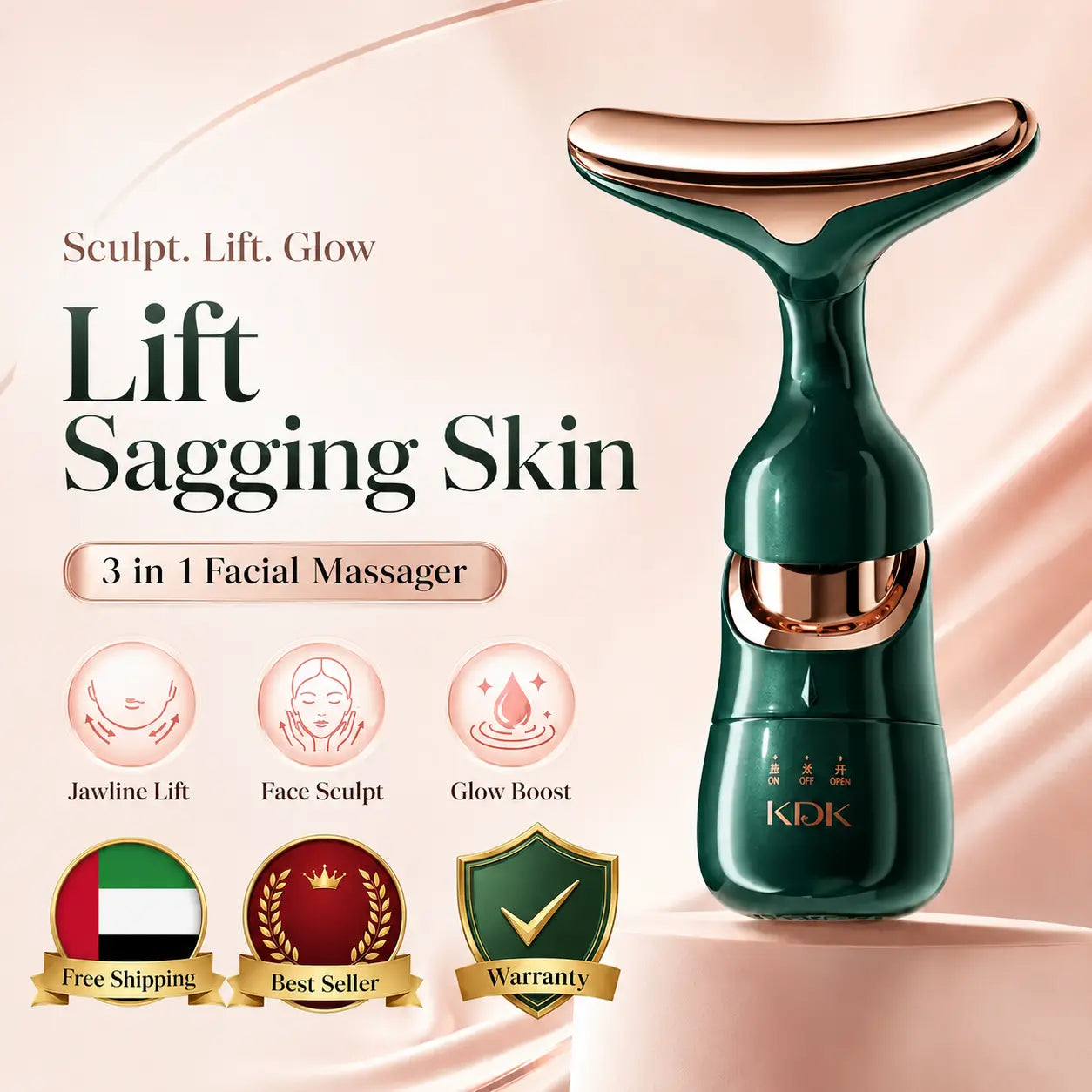 SculptVibe™  Face Lifting Anti Ageing Face Massager | Look Younger Without Leaving Your Bedroom