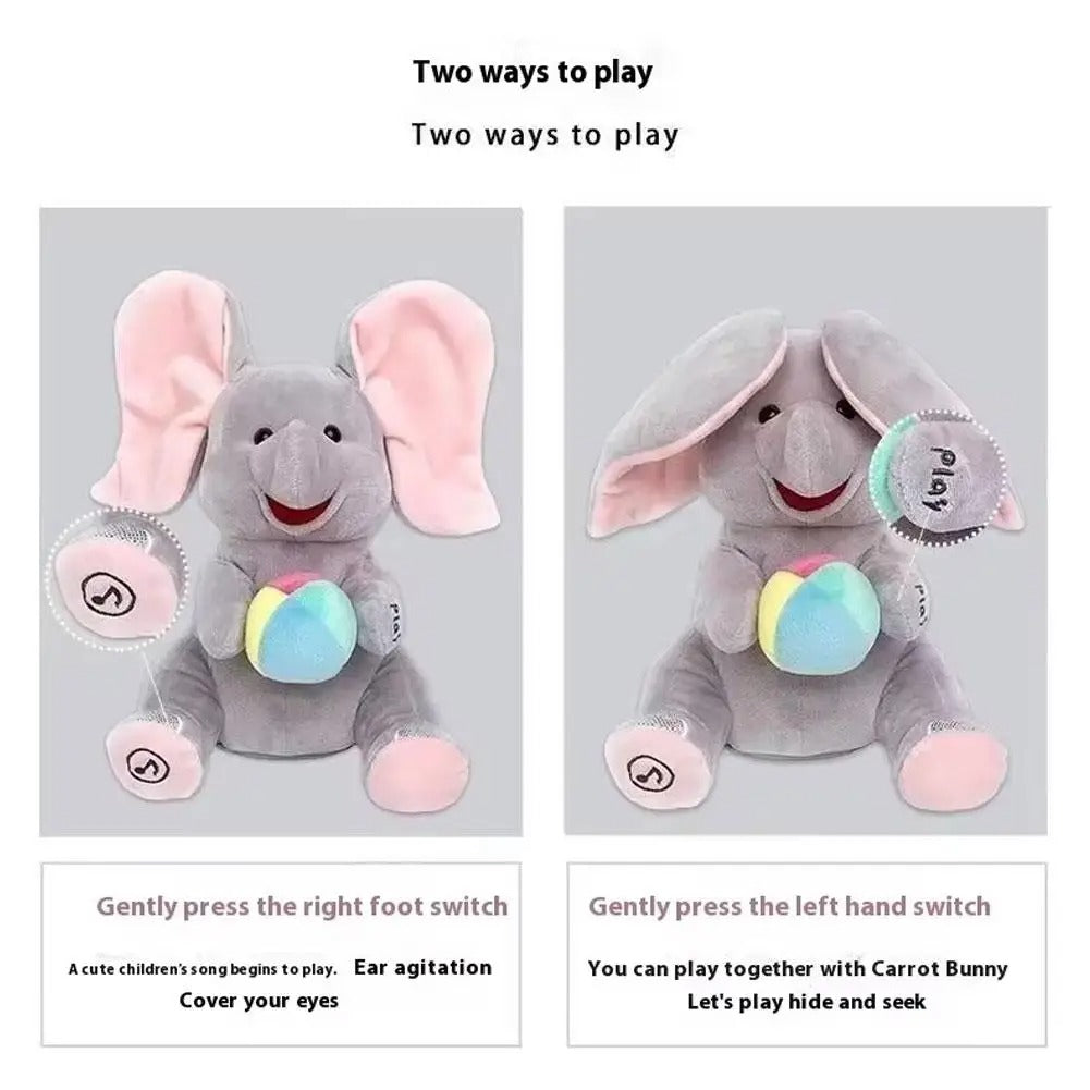 Peek-A-Boo-Elephant - Interactive Plush Toy